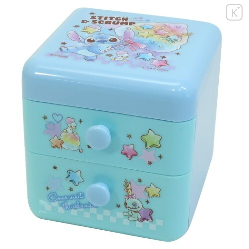 Japan Disney Chest with Drawers - Stitch / Colorful Dream - 1