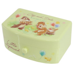 Japan Disney Jewelry Box with Drawer - Chip & Dale / Sunny Days