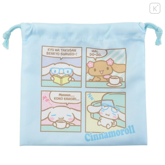 Japan Sanrio Drawstring Bag (S) - Cinnamoroll : Comic - 1