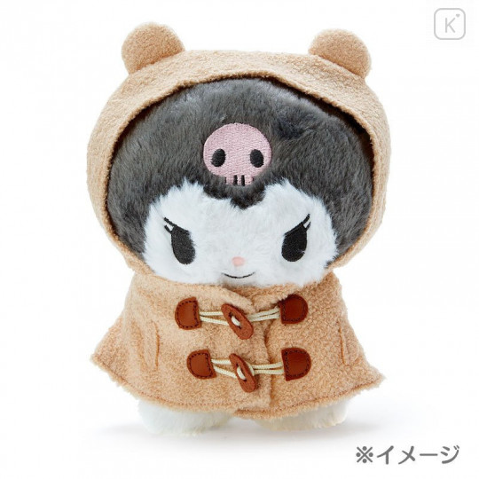 Japan Sanrio Dress-up Clothes (M) Bear Ear Cape Coat - Pompompurin / Pitatto Friends - 6