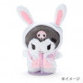 Japan Sanrio Dress-up Clothes (M) Bunny Ears Hoodie - Kuromi / Pitatto Friends - 4