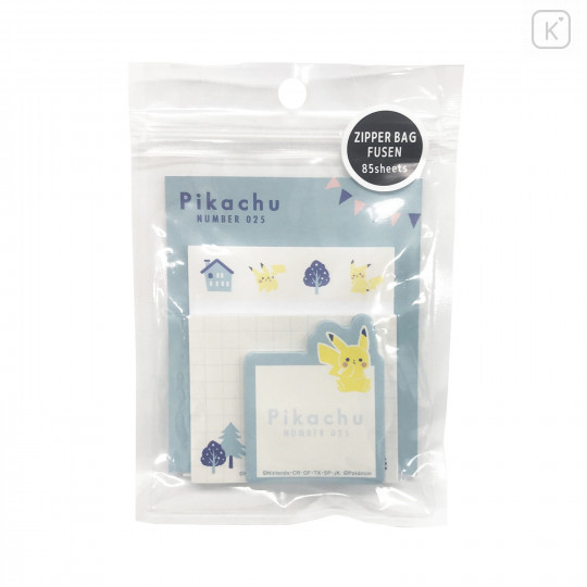 Japan Pokemon Patter Memo - Pikachu / Mint - 1