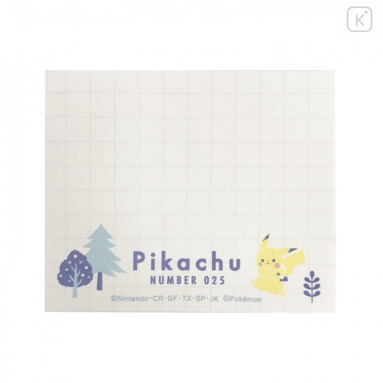 Japan Pokemon Patter Memo - Pikachu / Mint - 3