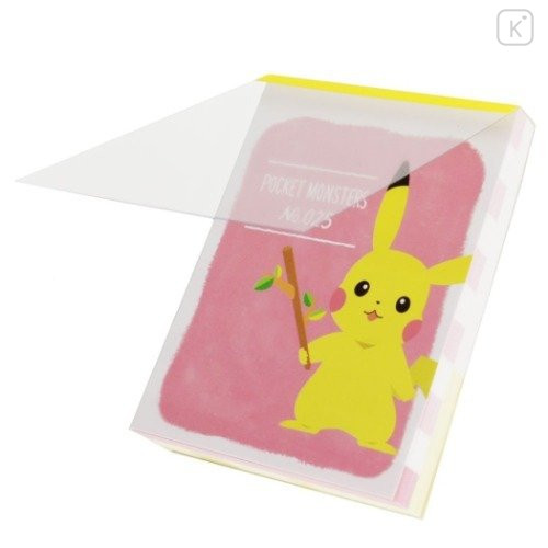 Japan Pokemon Mini Notepad - Pikachu / Poke Days 4 Pink - 5