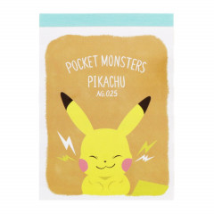 Japan Pokemon Mini Notepad - Pikachu / Poke Days 4 Orange