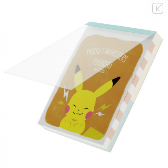 Japan Pokemon Mini Notepad - Pikachu / Poke Days 4 Orange - 5