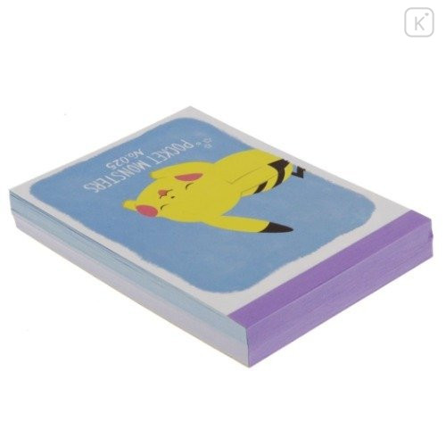 Japan Pokemon Mini Notepad - Pikachu / Poke Days 4 Blue - 5