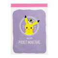 Japan Pokemon Mini Notepad - Pikachu / Poke Days 4 Purple - 1