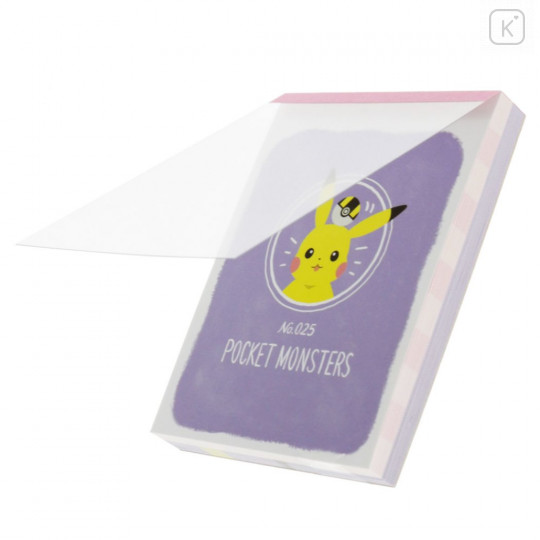 Japan Pokemon Mini Notepad - Pikachu / Poke Days 4 Purple - 3