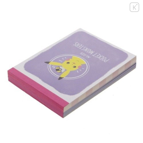 Japan Pokemon Mini Notepad - Pikachu / Poke Days 4 Purple - 5