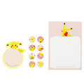 Japan Pokemon Letter Set with Die-cut Card - Pikachu : Poke Days 4 Pink - 5