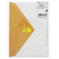 Japan Pokemon Letter Set with Die-cut Card - Pikachu : Poke Days 4 Orange - 2