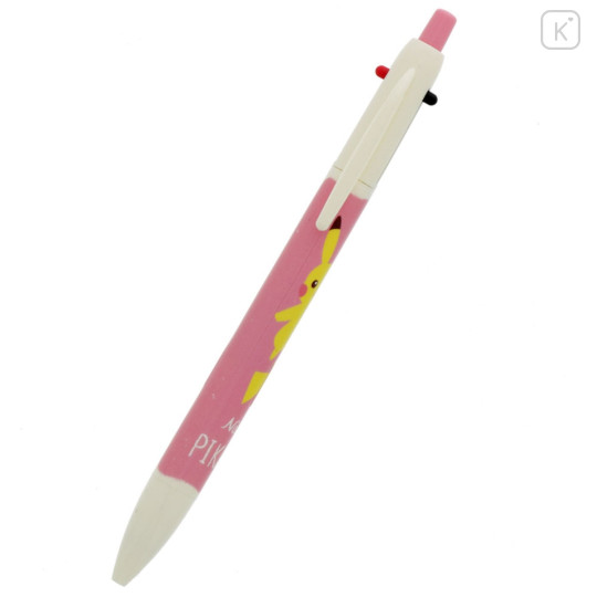 Japan Pokemon 2+1 Multi Ballpoint Pen & Mechanical Pencil - Pikachu : Poke Days 4 Pink - 2