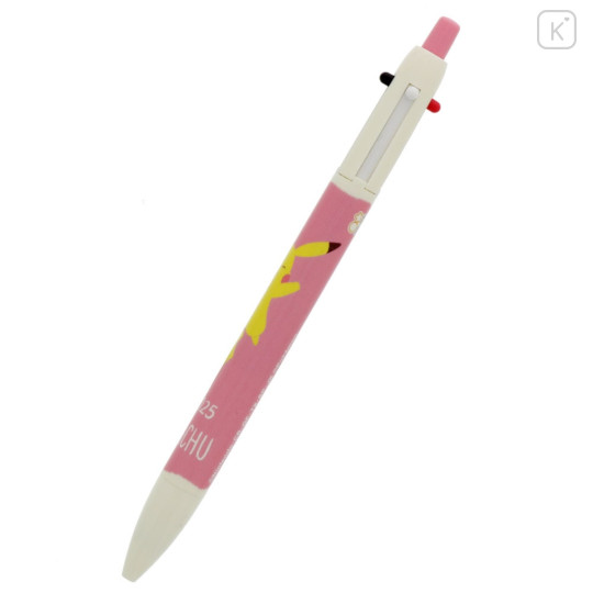 Japan Pokemon 2+1 Multi Ballpoint Pen & Mechanical Pencil - Pikachu : Poke Days 4 Pink - 3