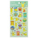 Japan Pokemon Hologram Clear Sticker - Pikachu : Poke Days 4 Green