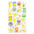 Japan Pokemon Hologram Clear Sticker - Pikachu / Poke Days 4 Green - 3
