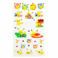 Japan Pokemon Hologram Clear Sticker - Pikachu / Poke Days 4 Blue - 3
