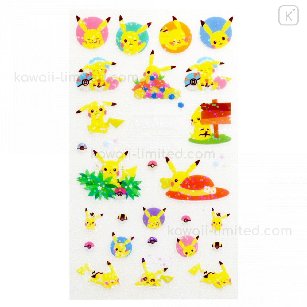 Japan Pokemon My Collect Stickers - Pikachu