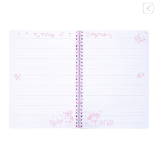 Sanrio B5 Twin Ring Notebook - My Melody : Piano - 3