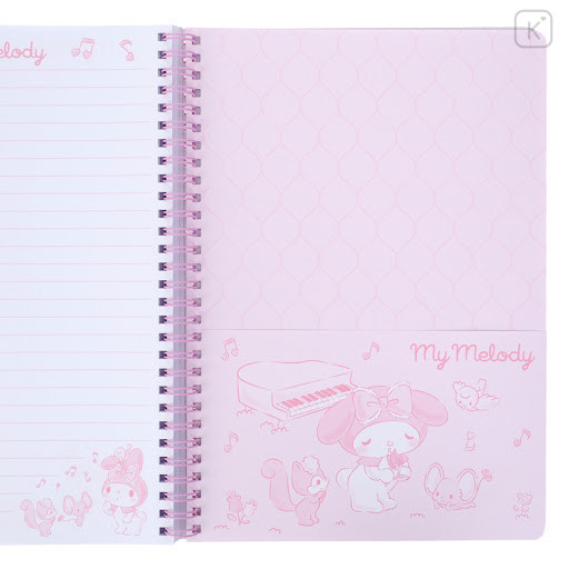 Sanrio B5 Twin Ring Notebook - My Melody : Piano - 4