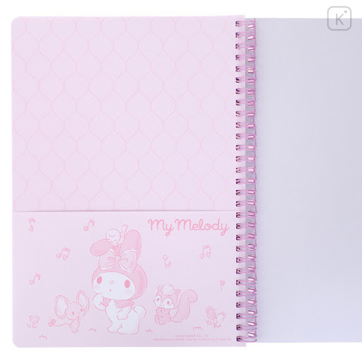 Sanrio B5 Twin Ring Notebook - My Melody : Piano - 5