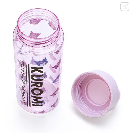 Japan Sanrio Shiny Clear Bottle - Kuromi : Fitness - 3