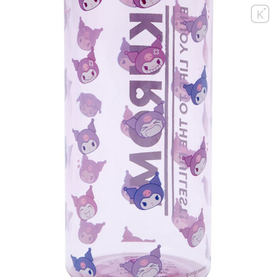 Japan Sanrio Shiny Clear Bottle - Kuromi : Fitness - 5