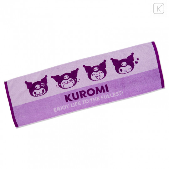Japan Sanrio Antibacterial Deodorant Sports Towel - Kuromi / Fitness - 1