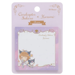 Japan Sanrio × Cardcaptor Sakura Sticky Notes - Kuromi