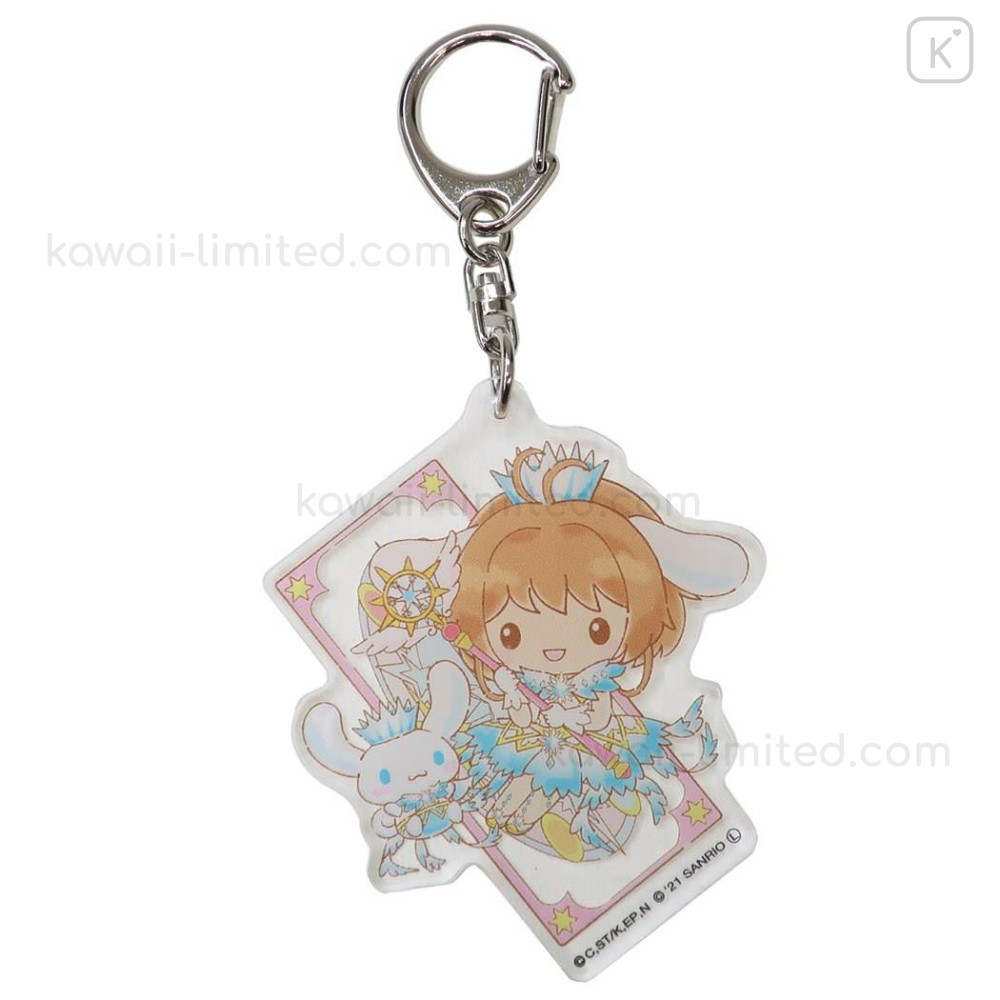 Japan Sanrio × Cardcaptor Sakura Acrylic Keychain Cinnamoroll