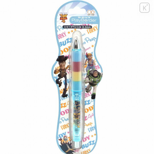 Japan Disney Dr. Grip Play Border Shaker Mechanical Pencil - Toy Story 4 - 1
