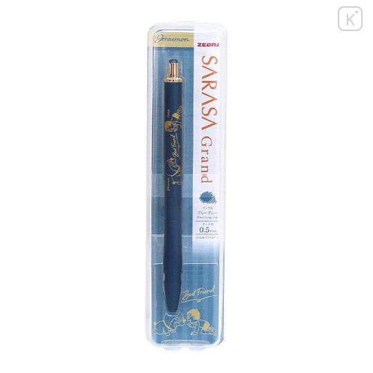 Japan Doraemon Sarasa Grand Gel Pen - Blue Gray - 1