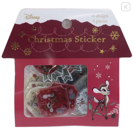 Japan Disney Christmas Sticker Pack - Bambi - 1