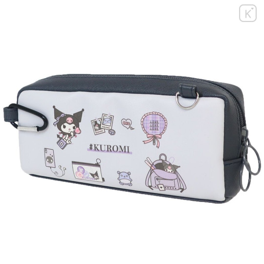 Japan Sanrio Rectangular Pen Case - Kuromi - 1