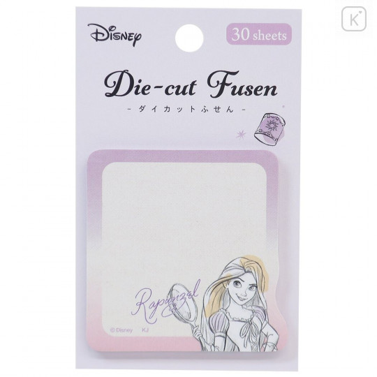 Japan Disney Die-cut Sticky Notes - Rapunzel / Fabric Style - 1