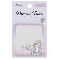 Japan Disney Die-cut Sticky Notes - Rapunzel / Fabric Style