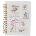 Japan Disney A6 Ring Notebook - Ariel / Fabric Style - 1