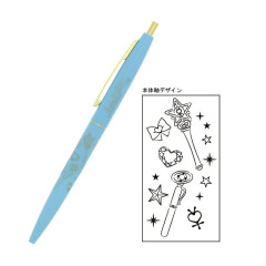 Japan Sailor Moon Clic Gold Ballpoint Pen - Super Sailor Mercury Ice Blue
