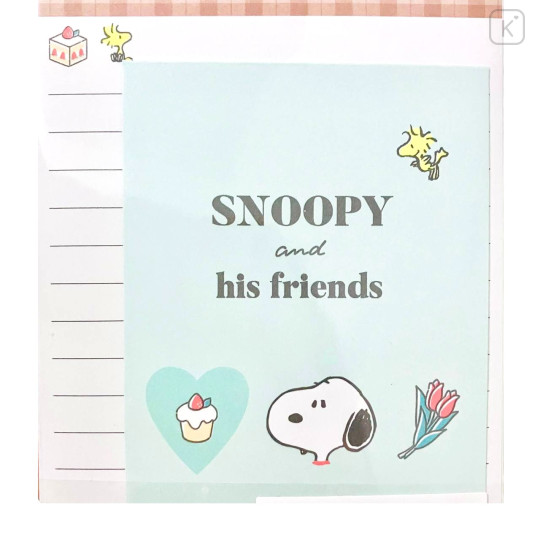 Japan Peanuts Mini Letter Set - Snoopy & His Friends - 2