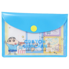 Japan Crayon Shin-chan Sticky Notes with Case - Shinnosuke at School / Blue