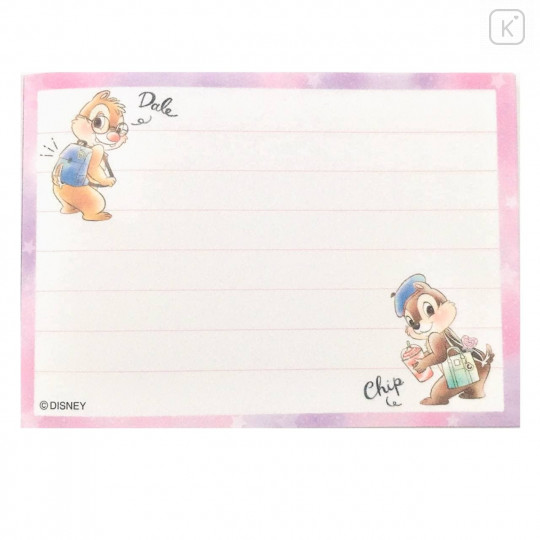 Japan Disney Mini Notepad - Chip & Dale / Trend - 2