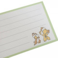 Japan Disney Letter Envelope Set - Chip & Dale / Light Green - 4
