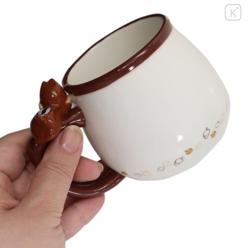 Japan Disney Ceramic Mug - Chip / Sleeping - 2
