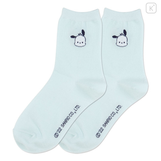 Japan Sanrio Crew Socks - Pochacco - 1