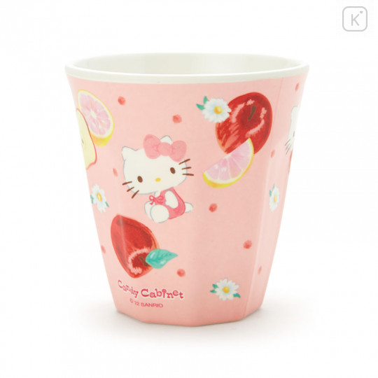 Japan Sanrio Melamine Tumbler - Hello Kitty / Fruit - 2