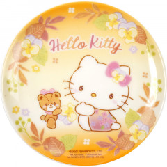 Sanrio Accessory Small Tray Plate - Hello Kitty / Orange