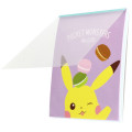 Japan Pokemon A6 Notepad - Pikachu / Poke Days 4 Violet - 3