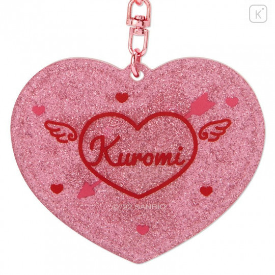 Japan Sanrio Acrylic Keychain - Kuromi / Cupit - 4