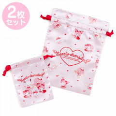 Japan Sanrio Drawstring Bag 2pcs Set - Cupit