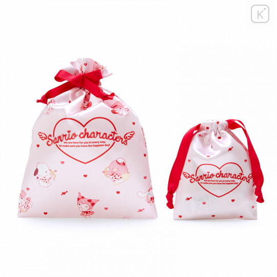 Japan Sanrio Drawstring Bag 2pcs Set - Cupit - 3